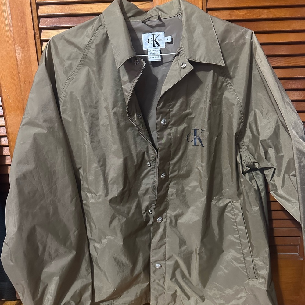 Calvin Klein Men's Tan Lightweight Jacket